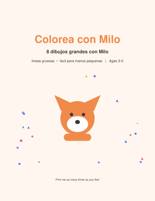 Dibujos para colorear gratis para niños