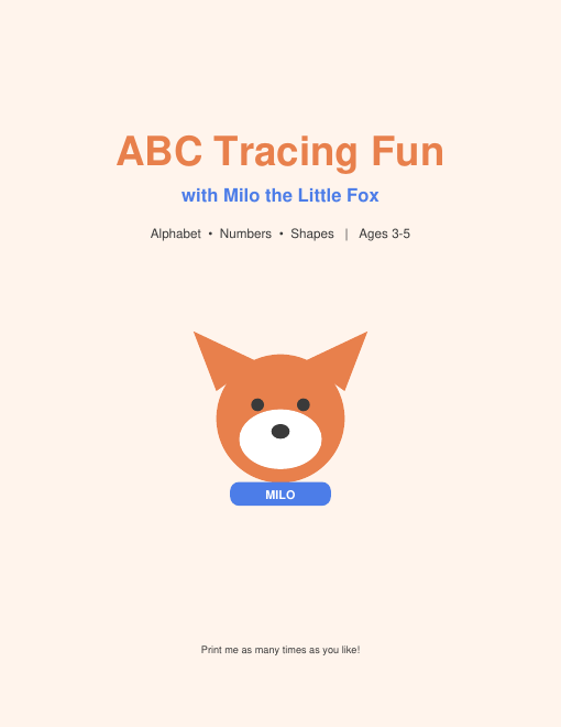 Free Alphabet Tracing Worksheets