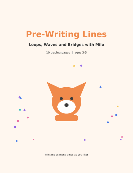 Pre-Writing Lines