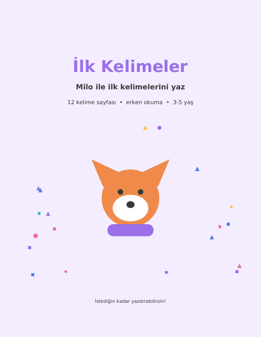 Ücretsiz kelime yazma sayfaları