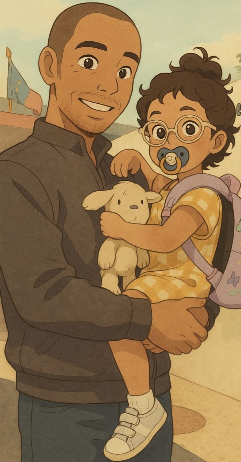 Luna and her dad